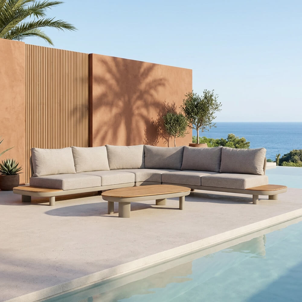 Bruxelles Corner Sofa Set (flat back)